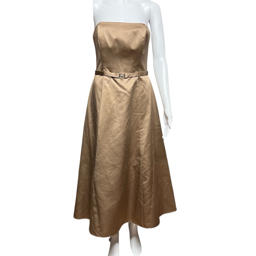 Vintage Michaelangelo - Women’s Strapless A-line Dress Sz. 6